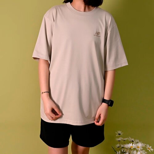 【微瑕】New Balance 男款舒适运动短袖透气T恤 5ED24033-LBE