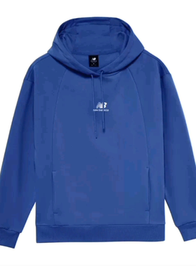 New Balance 2022秋季女款运动休闲连帽套头卫衣AWT23341-BGV