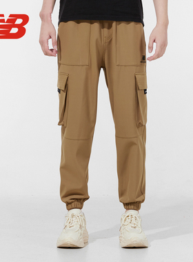 New balance长裤男秋夏新款NB运动裤梭织工装束脚裤AMP14314-OV