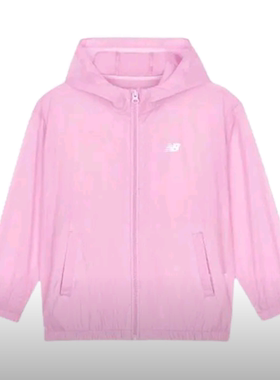 New Balance儿童女字母卡通印花防晒外套7AD2S013-LPK