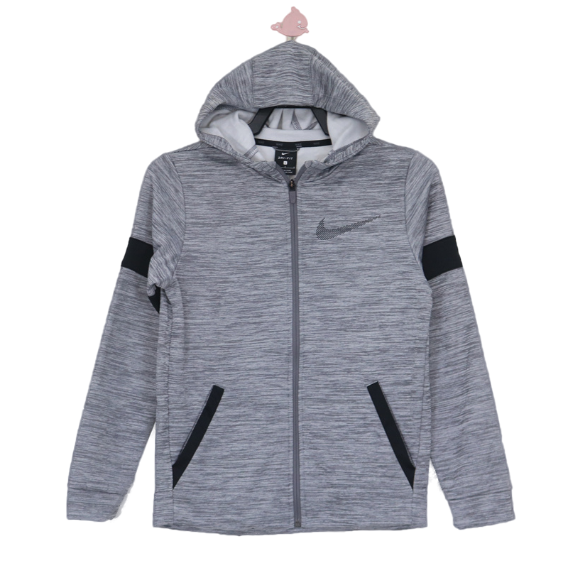 Nike/耐克男大童春秋速干运动连帽外套 BV3849-057 AC