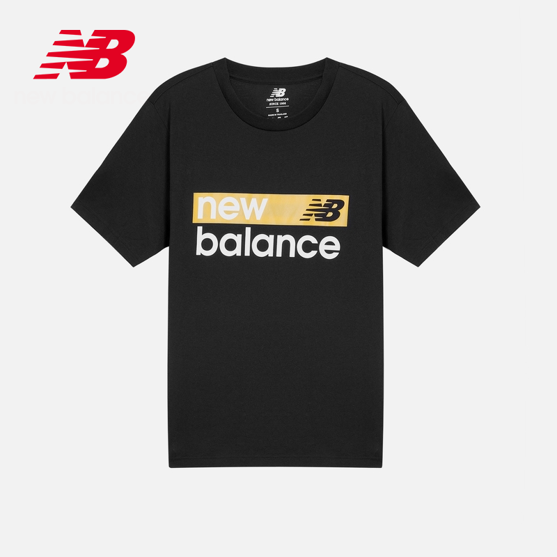 New Balance 夏季男款宽松休闲T恤短袖MT03917-BM