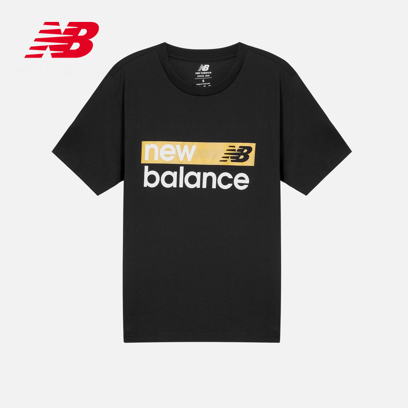 New Balance夏季男款宽松休闲T恤短袖MT03917-BM