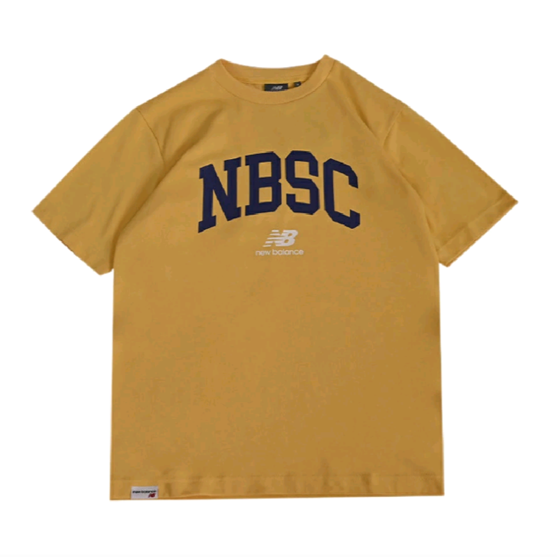 NEW BALANCE NB圆领男女中性运动休闲短袖T恤5ED25373-YL