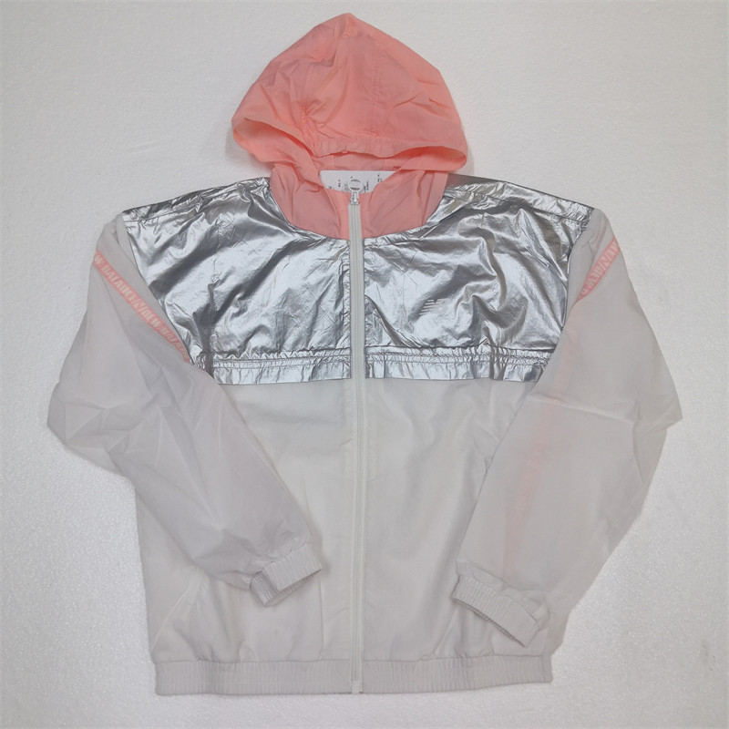 【微瑕】New Balance 女童运动休闲夏季防晒轻薄外套7AA12022-WT