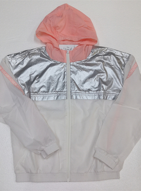 New Balance 女童儿童运动休闲夏季防晒轻薄外套茄克7AA12022-WT