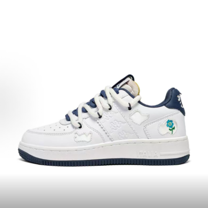 Kappa卡帕女款休闲百搭耐磨防滑低帮板鞋 K0EZ5CC33CJ-012