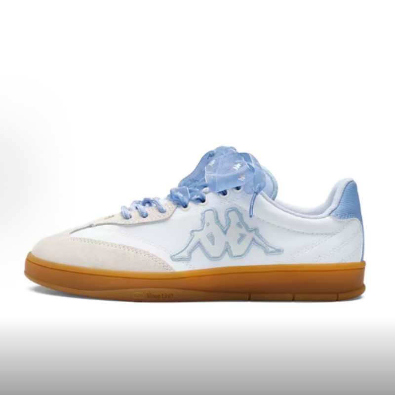 Kappa卡帕女款百搭德训鞋潮流防滑耐磨低帮板鞋K0F45CC70-0106