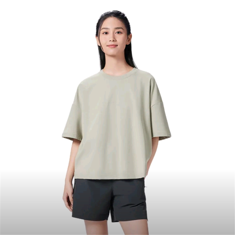 New Balance NB 24新款女休闲舒适针织短袖T恤AWT31573-OVN