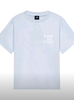 New Balance 短袖女宽松纯棉休闲运动T恤AWT32302-IB