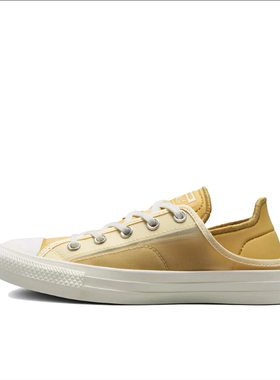 Converse 低帮男女同款黄色运动休闲帆布鞋 A03504c