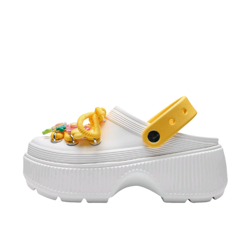 Kappa卡帕女子潮流可爱凉拖 厚底洞洞鞋K0F25LL56CJ-012