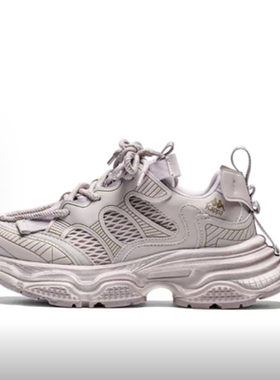 女款厚底经典复古透气低帮老爹鞋 K0E25MC62J-6337