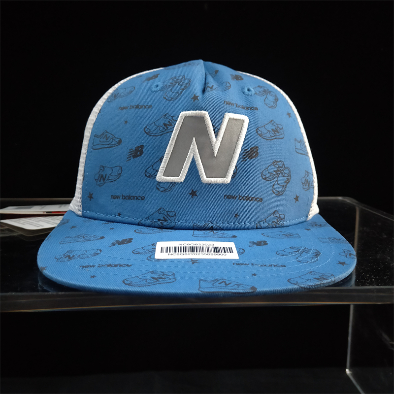 New Balance 男女运动休闲鸭舌帽棒球帽 8Q822023-BL