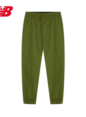NEW BALANCE 男款休闲裤舒适运动梭织长裤 AMP22351-GEH-BK