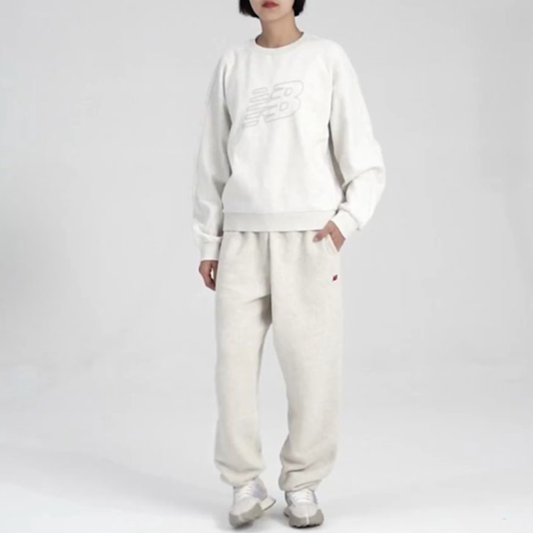 New Balance 女 套头宽松潮流美式卫衣5CC39752-OA