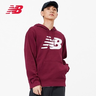 NEW BALANCE 男款连帽舒适加绒卫衣套头衫 MT83982-SDR