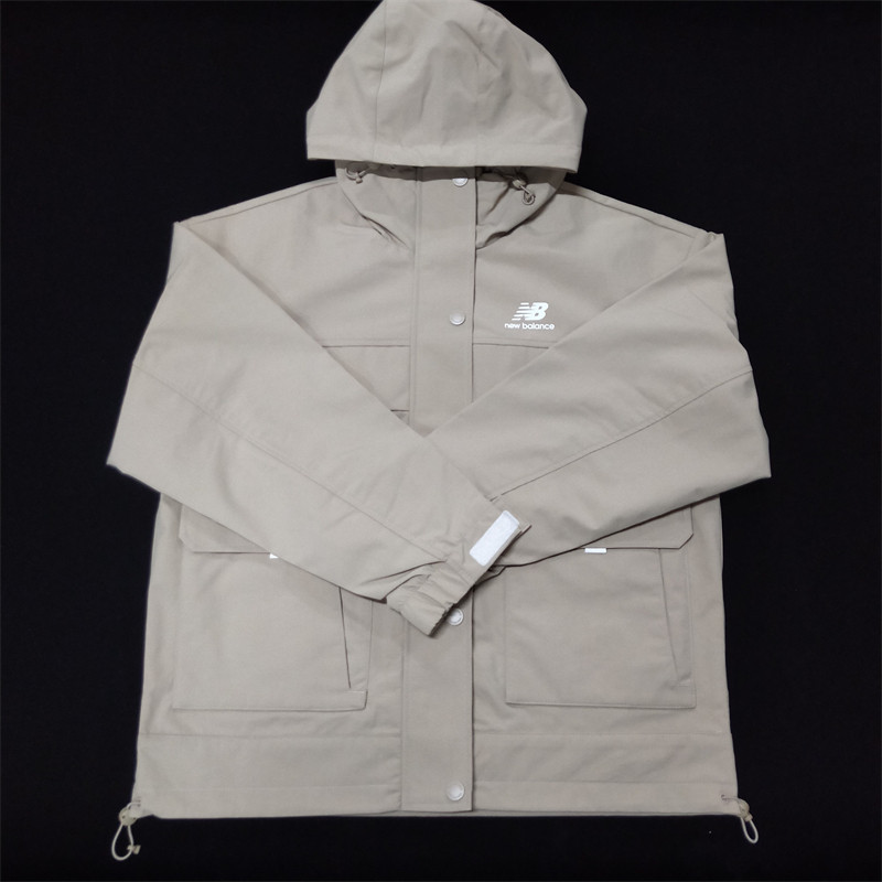 New balance 女款休闲连帽梭织夹克工装外套 AWJ23315-INC