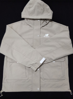 New balance 女款休闲连帽梭织夹克工装外套 AWJ23315-INC