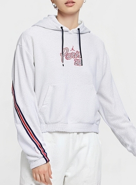 Nike耐克Jordan女秋冬加绒宽松运动休闲连帽卫衣DM4978-051 AC