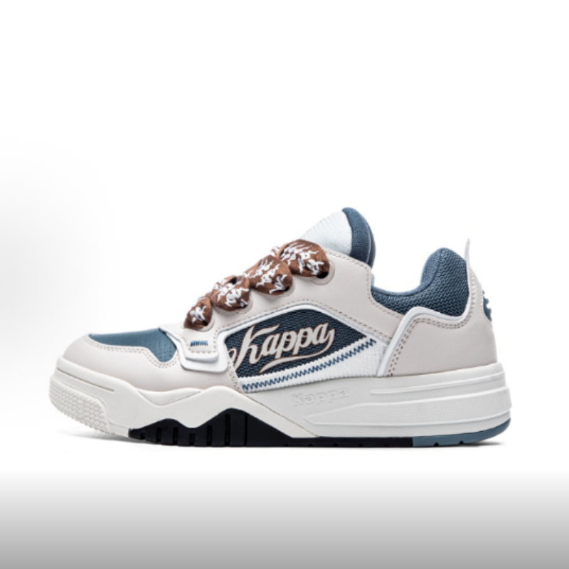 Kappa 男女同款复古休闲轻便透气低帮板鞋 K0DU5CC09CJ-133