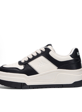 女子黑白经典复古百搭 防滑耐磨 板鞋K0E25CC35J-012A