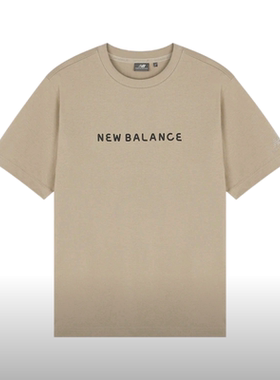 New Balance男女联名插画圆领休闲短袖T恤5ED26201-LBE