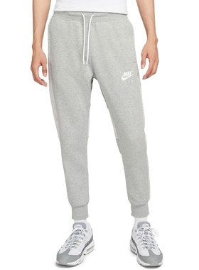 Nike/耐克男秋冬加绒拼色运动休闲收口长裤卫裤DD6348-063 AC