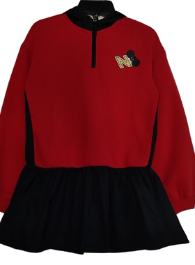 New Balance 女童加绒保暖运动连衣裙7KA1A012-RD