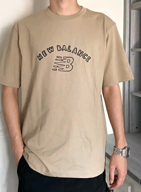 向心生活NEW BALANCE 短袖男女联名纯棉T恤5ED26141-LBE