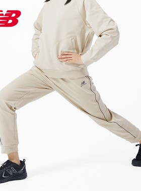 NEW BALANCE 女款休闲时尚潮流运动裤针织长裤 6LC17042-BEI