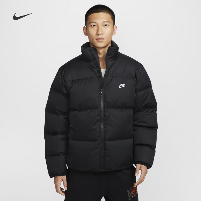 耐克NIKE THERMA-FIT男羽绒服夹克秋款短款面包服保暖 FZ5029-010
