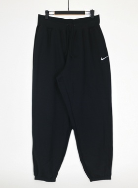 Nike/耐克秋冬加绒女子宽松运动收口卫裤长裤 DQ5887-010 AC