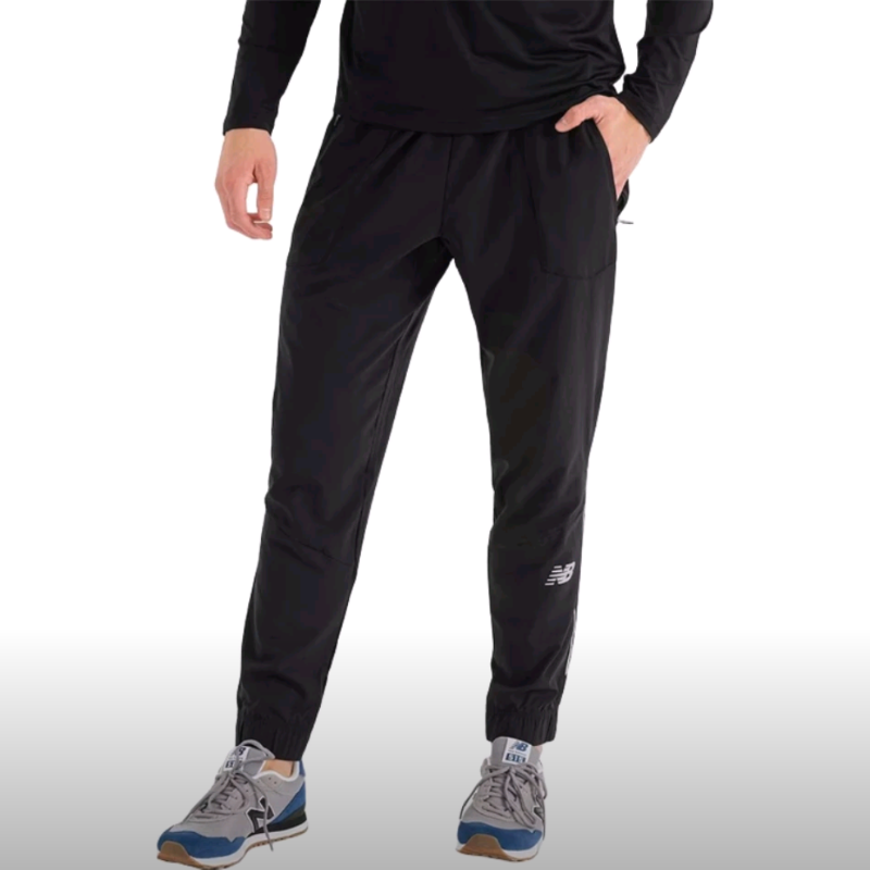 New Balance 男款梭织运动长裤休闲长裤 MP21272-BK