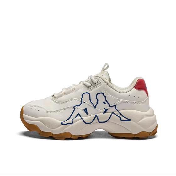 Kappa男女防滑耐磨潮流复古加厚老爹鞋K0DY5MC65D-0106A