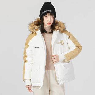 工裝 NEW IU款 外套羽絨服棉服AWJ24306 BALANCE女連帽保暖短款 CIC