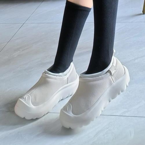 女舒适百搭短绒保暖真皮生活休闲鞋K0E85CC43CJ-133