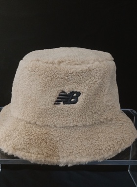 New Balance 男女针织运动帽渔夫帽LAH24001-BEI