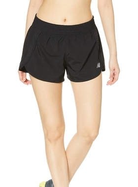 New Balance女运动休闲梭织短裤WS11209-BK