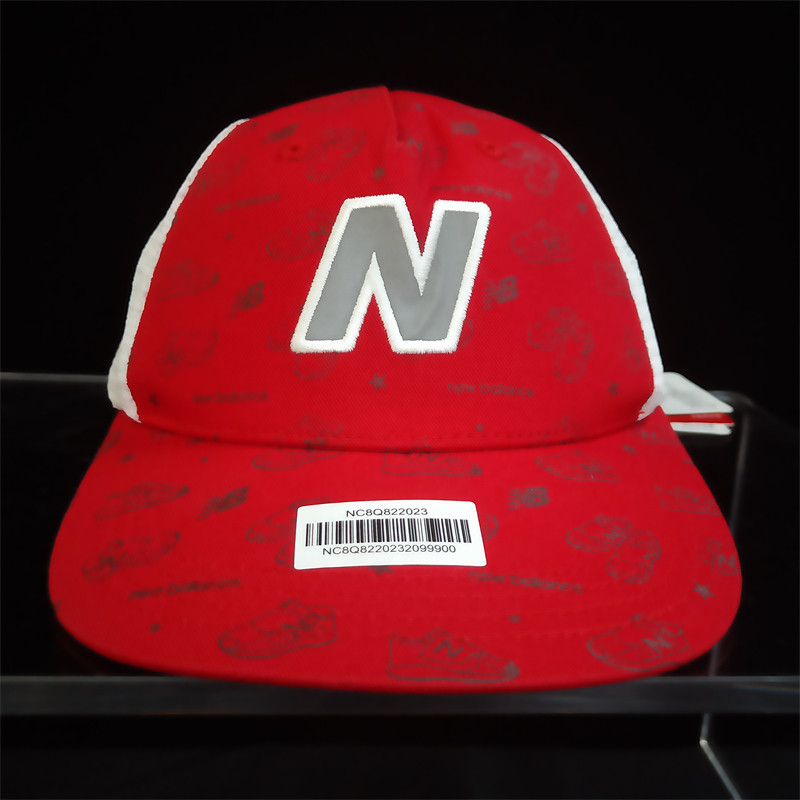 New Balance 男女运动休闲鸭舌帽棒球帽 8Q822023-RD