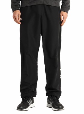 adidas阿迪达斯男子梭织运动休闲直筒长裤BK7375 AC