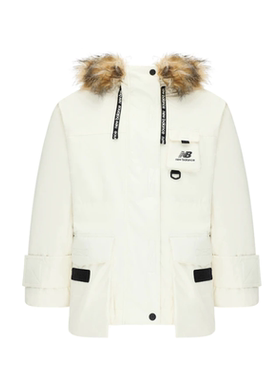 NEW BALANCE女运动休闲中长厚外套防风保暖羽绒服AWJ14366-NMC