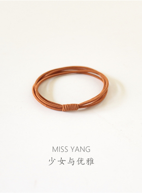 超好用的细发圈~多股不怕断  优质高弹基础头绳发绳发饰头饰A024