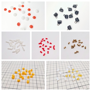 TAIRUBER泰拉巴炎月JIG铅头钩DIY配件连接挡件高强度工程塑料黄铜