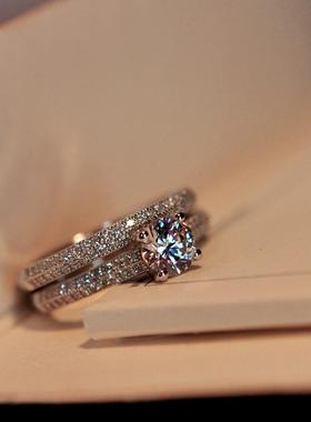 JZ308时尚微镶锆石戒指