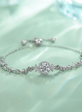 YJZ126纯银925镀白金钻女戒