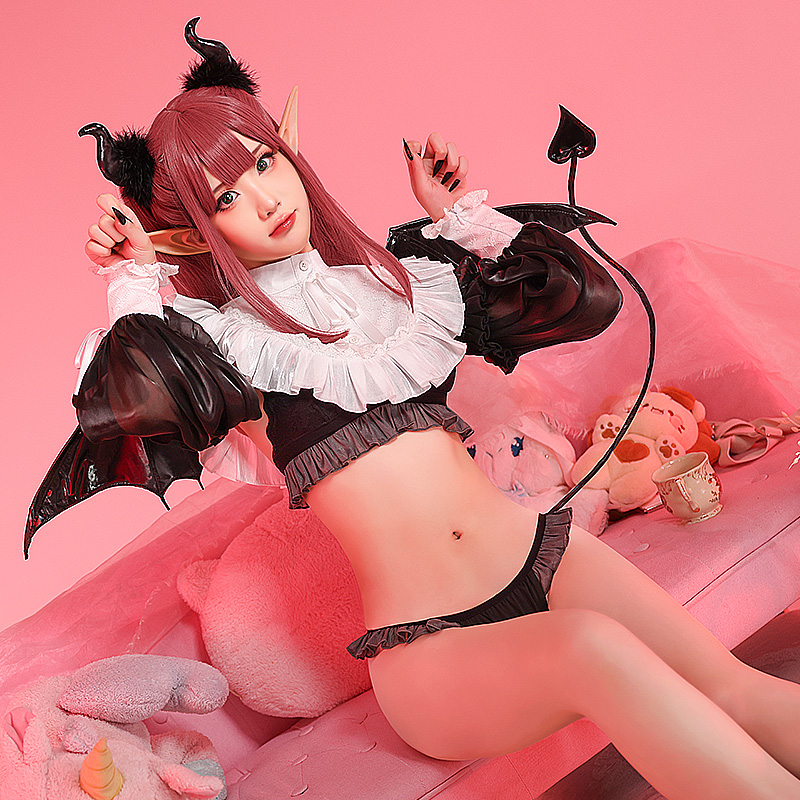 三分妄想更衣人偶坠入爱河cos服喜多川海梦魅魔利兹莉兹cosplay女-封面