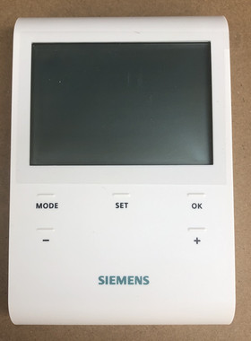 西门子壁挂炉温控器RDE100.1水地暖控制面板开关RDE10.1 RDD10.1