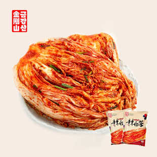 金刚山辣白菜正宗韩式特色辣白菜延边朝鲜族特产泡菜整颗装延吉发