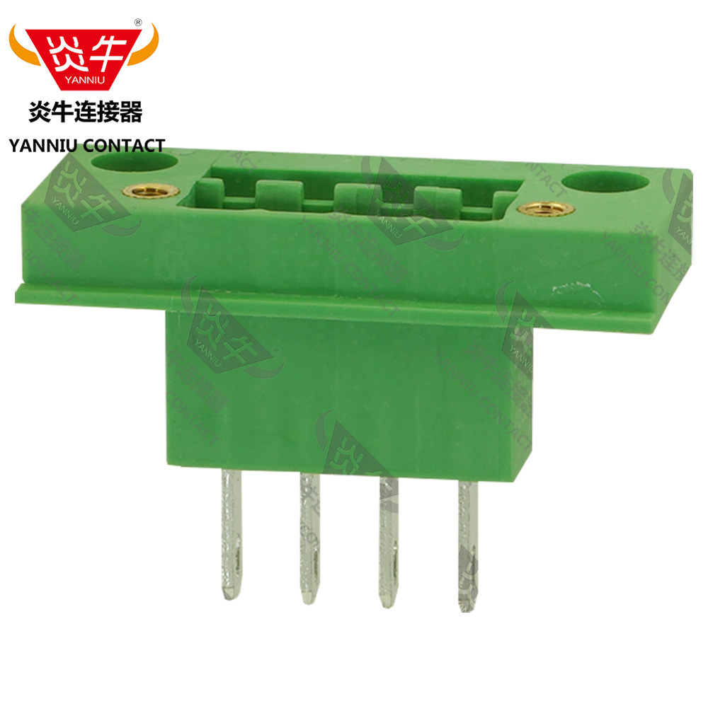5.08mm炎牛凤凰穿墙PCB接线端子YN2CDGB/KF2EDGWB/DFK-MSTB2.5-GF